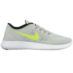 Nike Free RN Women's Running Shoes Pure Platinum/Volt